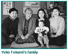 Yuko Fukami's family